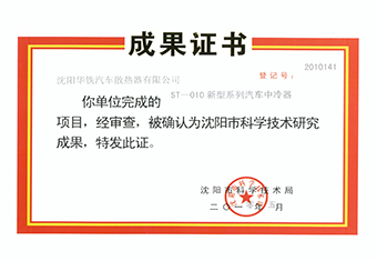 成果證書-2010